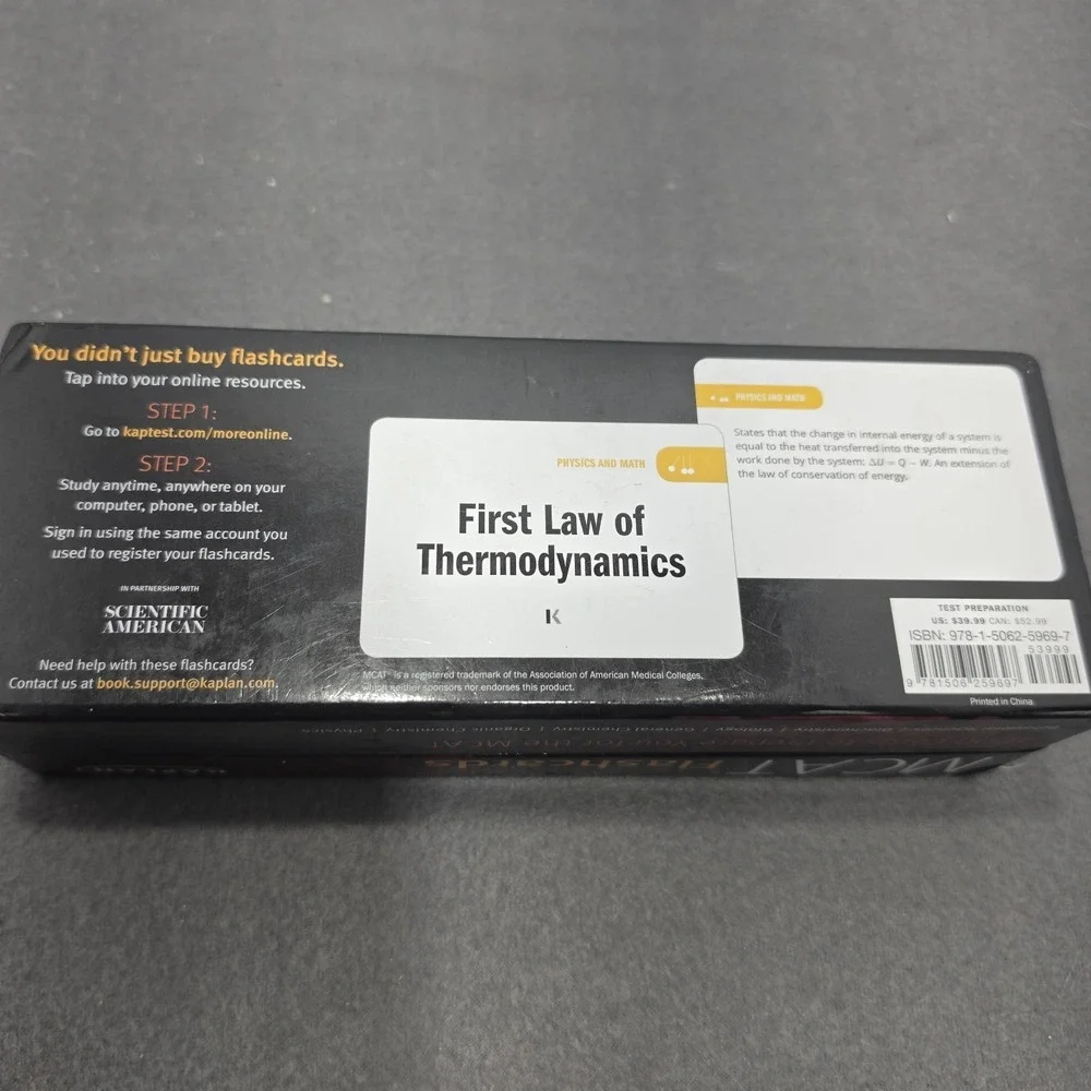 Kaplan - MCAT 1000 Flashcards (Fourth Edition)   J